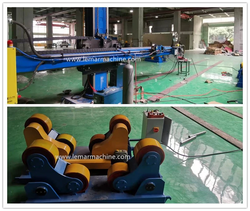 column and boom cantilever welding manipulator