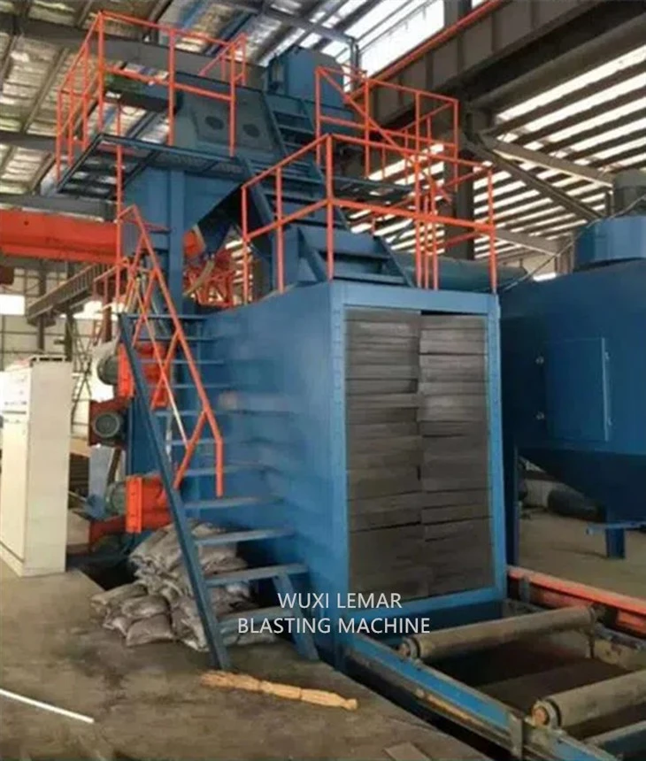Roller conveyor blast machine Roller conveyor blast machine