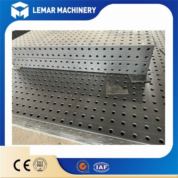 Grid Holes Nitrided Surface 3D Welding Table