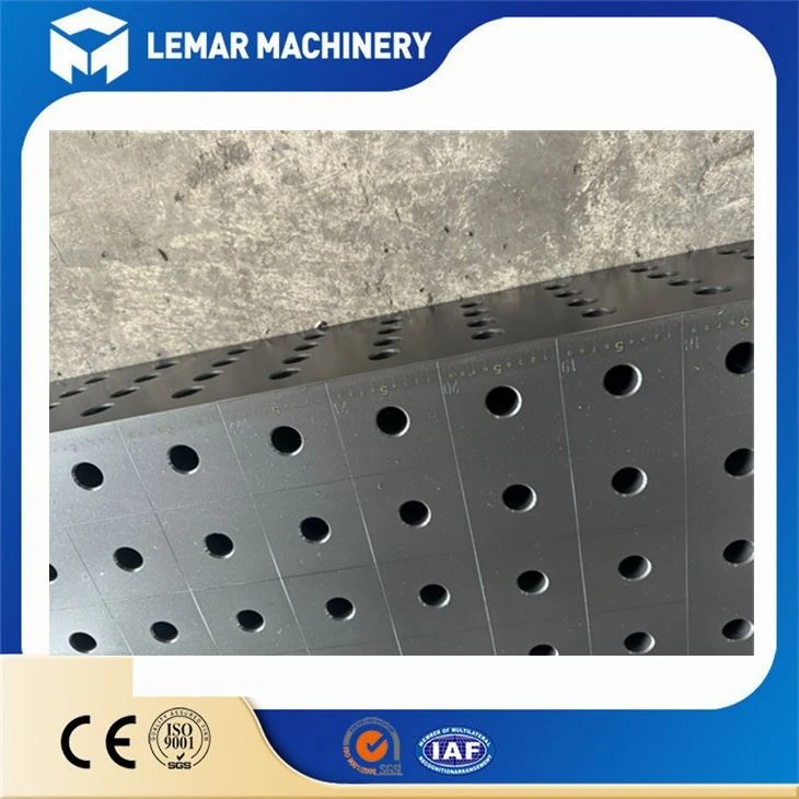 Nitrided 3D Welding Table With Grid Lines