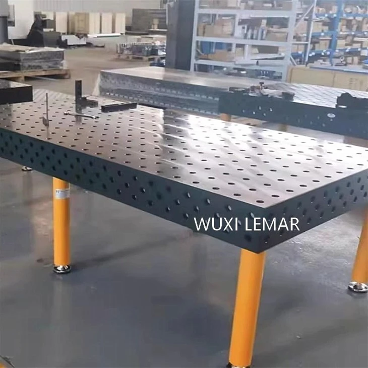 Nitrided Welding Fixture Table With Clamps Nitrided Welding Fixture Table With Clamps