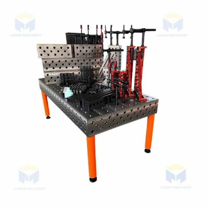 Flexible welding table Flexible welding table