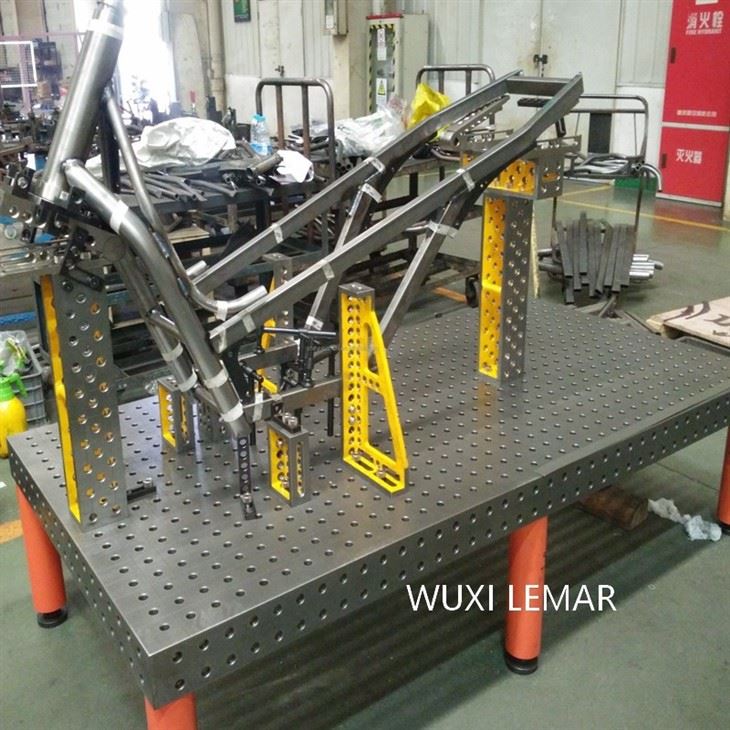 Welding Table With Jigs Clampings factory Welding Table With Jigs Clampings factory
